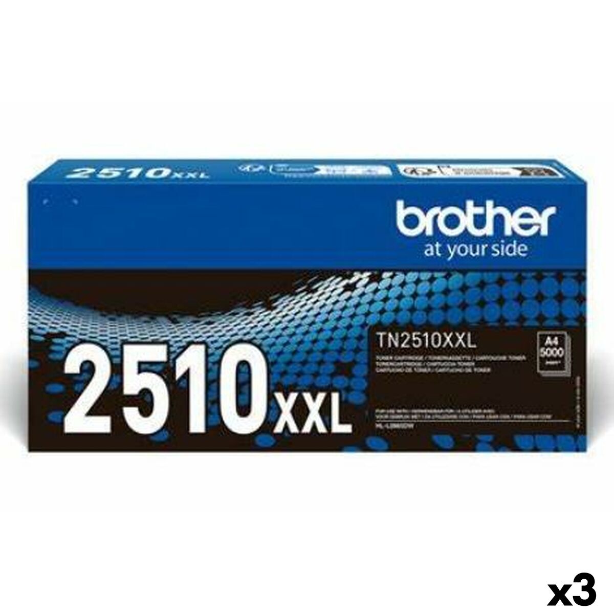 Toner Brother TN2510XXL Noir (3 Unités)