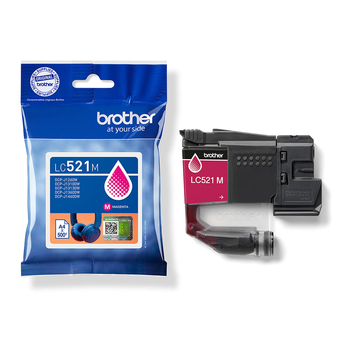 Cartouche d'encre originale Brother LC521M Magenta