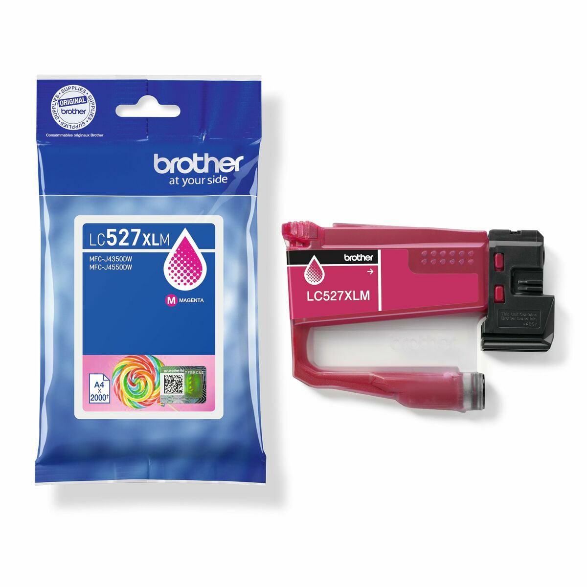 Cartouche d'encre originale Brother LC527XLM Magenta