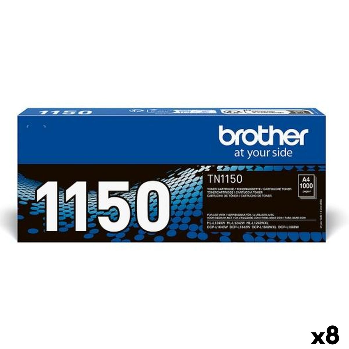 Toner Brother TN1150 Noir (8 Unités)