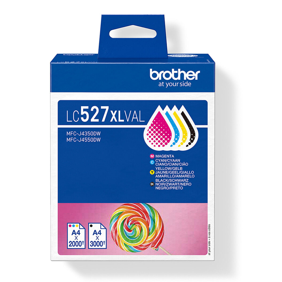Cartouche d'encre originale Brother LC527XLVAL Multicouleur
