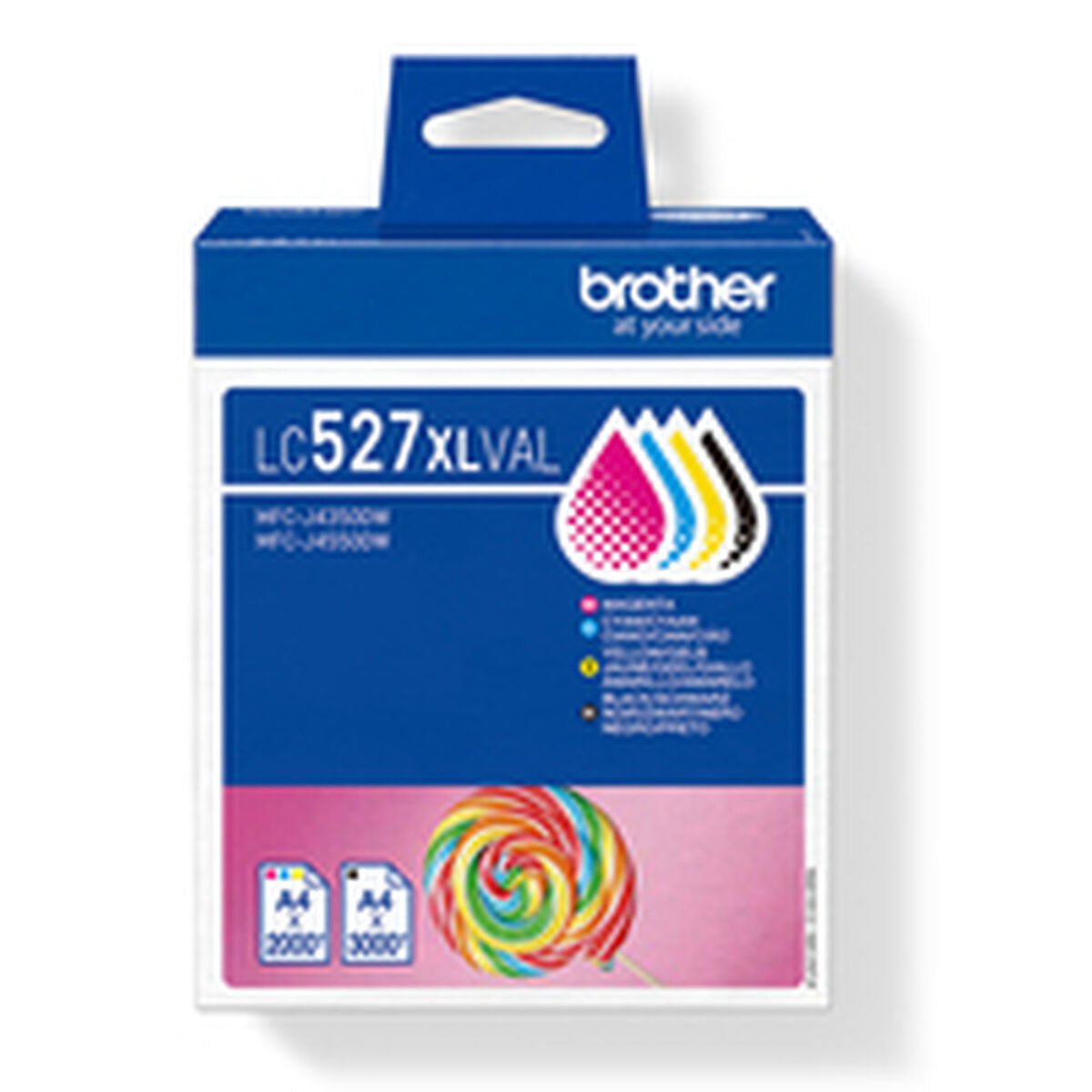 Cartouche d'encre originale Brother LC527XLVAL Multicouleur