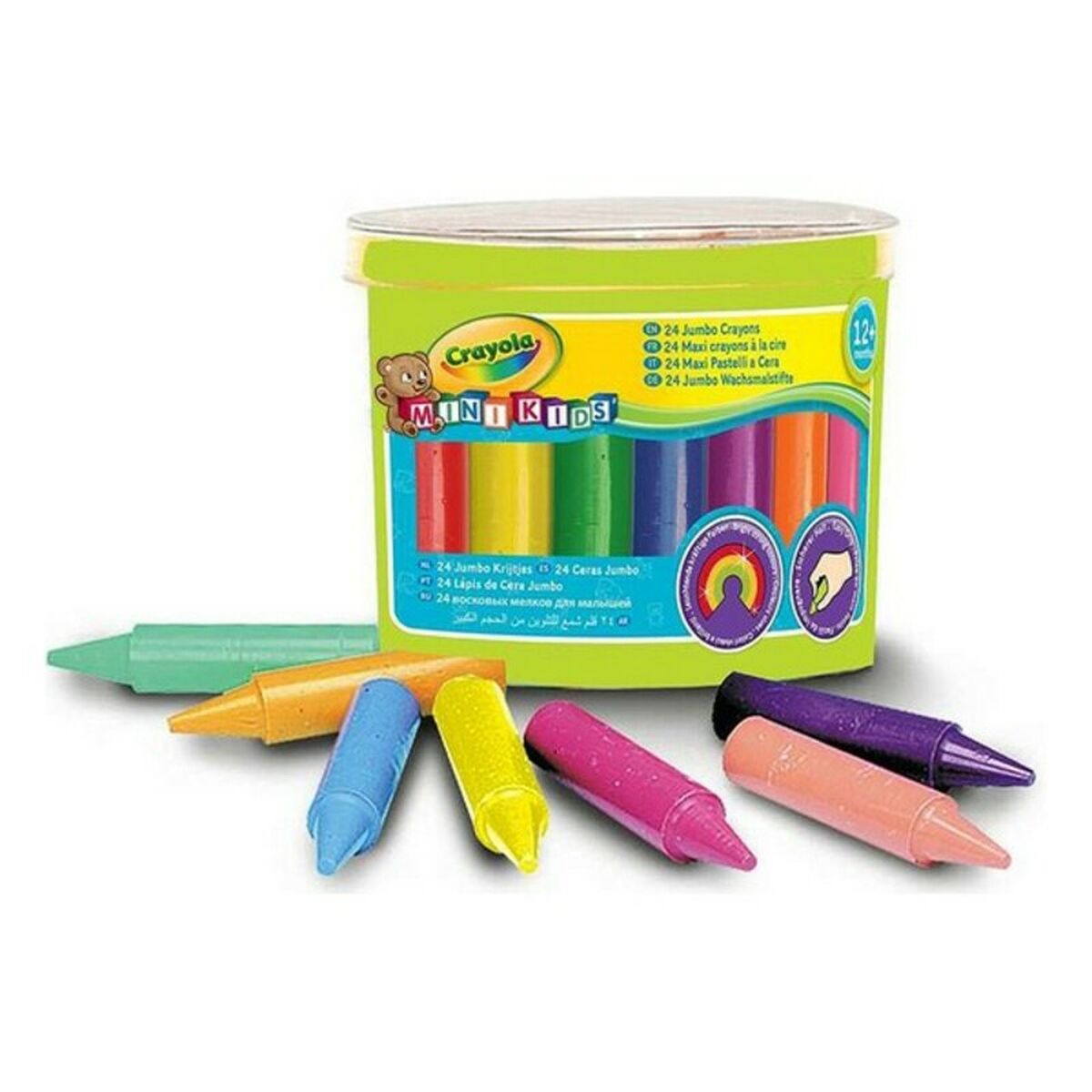 Crayons gras de couleur Crayola 2.0784 Lavable (24 pcs)