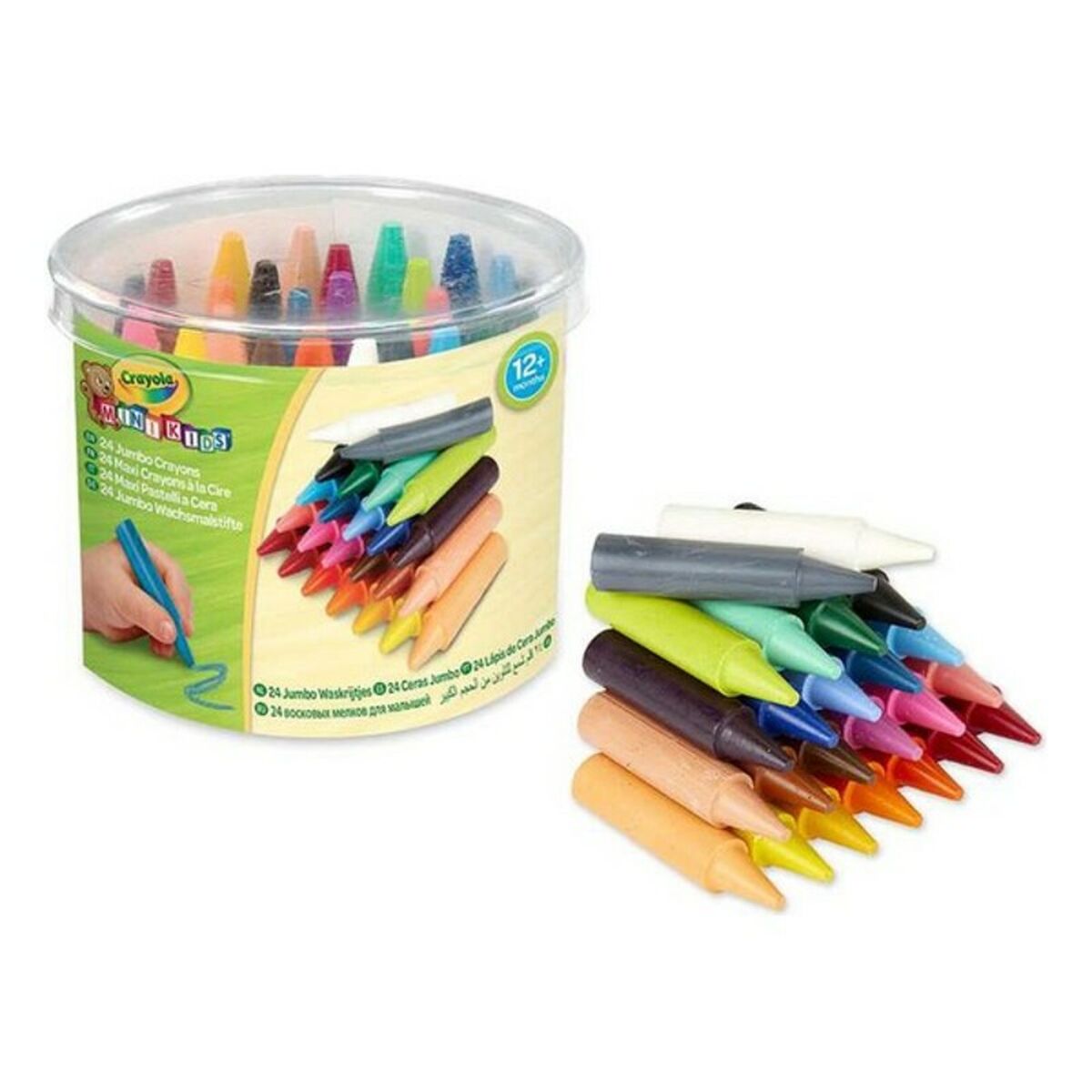 Crayons gras de couleur Crayola 2.0784 Lavable (24 pcs)