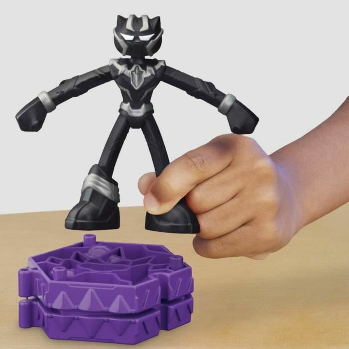 Pâte à modeler en argile Play-Doh Black Panther garras afiladas noir