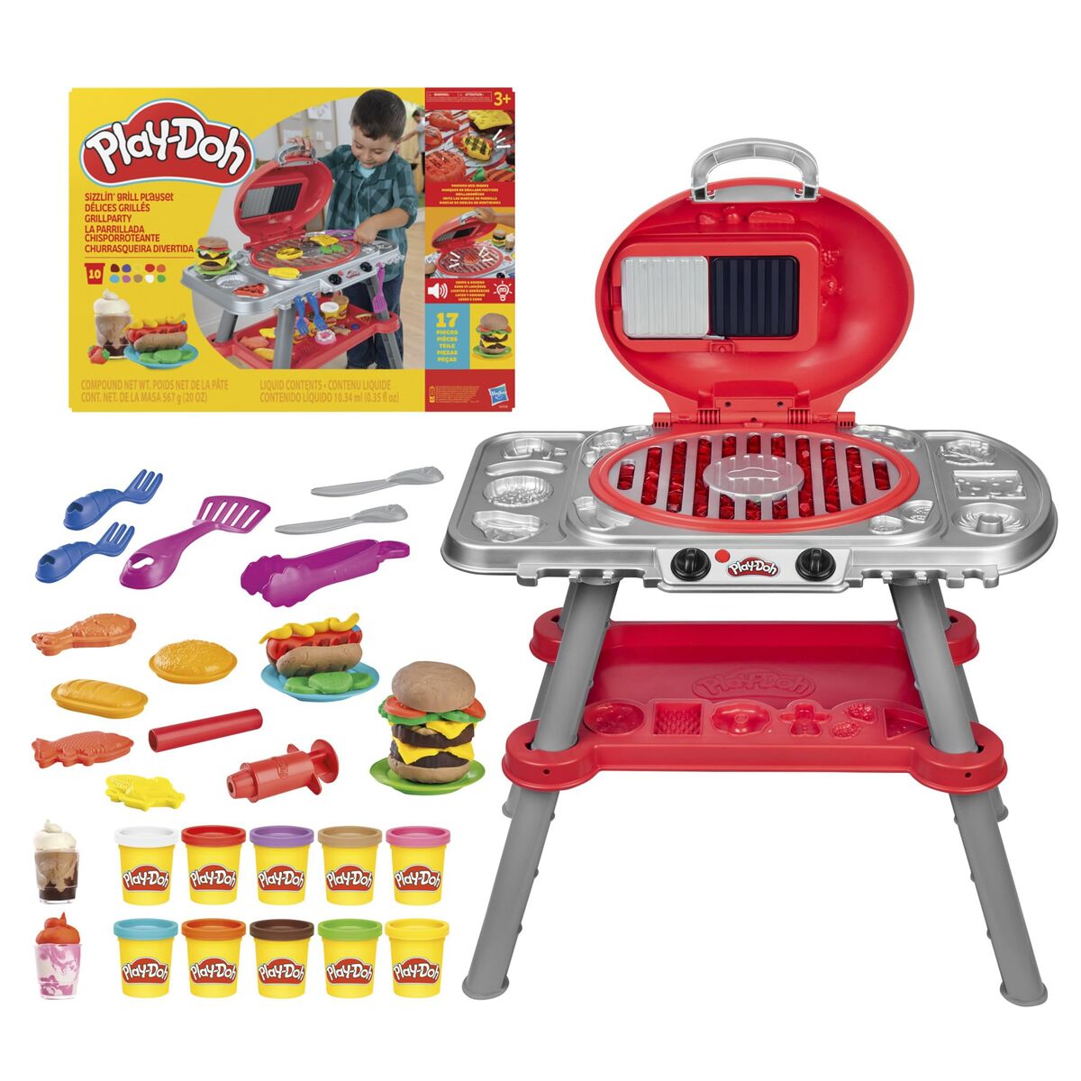 Pâte à modeler en argile Play-Doh Grilled Delights