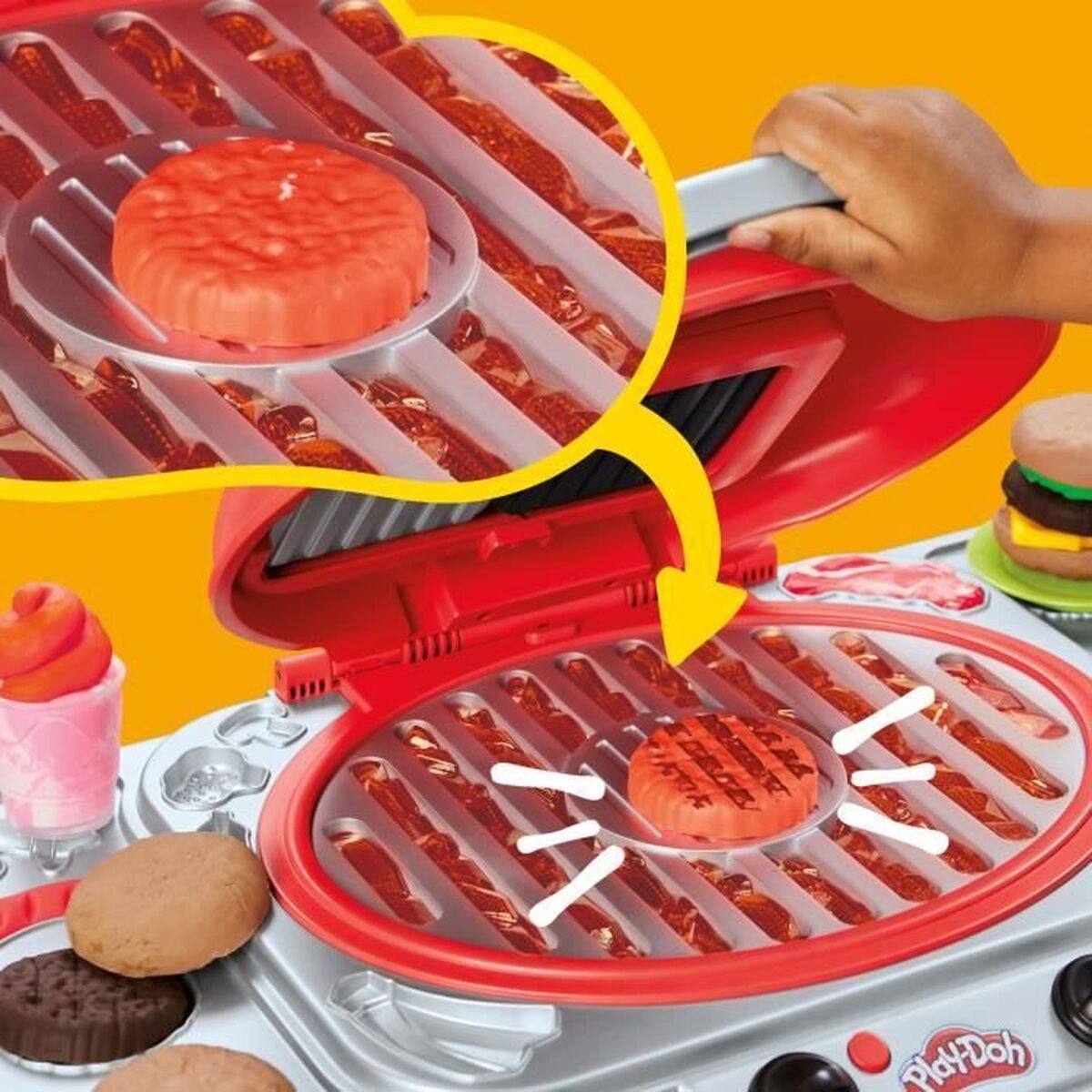 Pâte à modeler en argile Play-Doh Grilled Delights