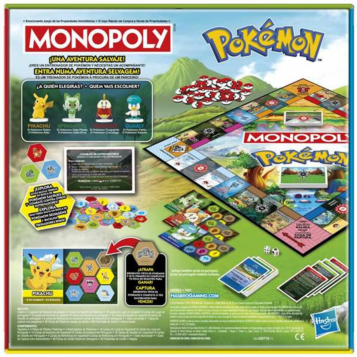 Jeu de société Hasbro Monopoly Pokemon