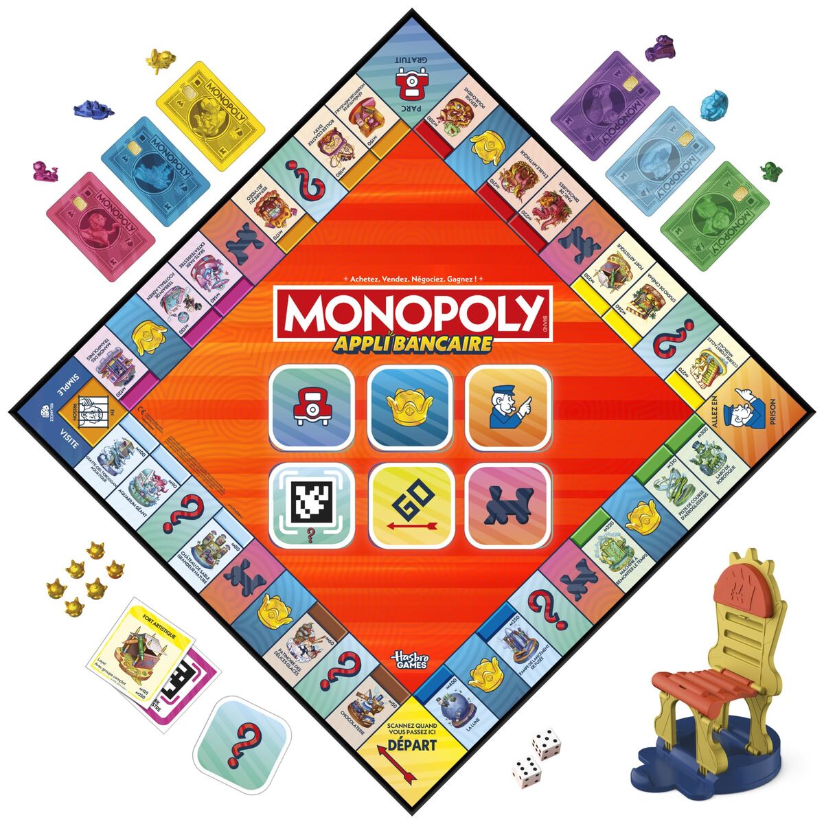 Jeu de société Monopoly Monopoly Appli Bancaire