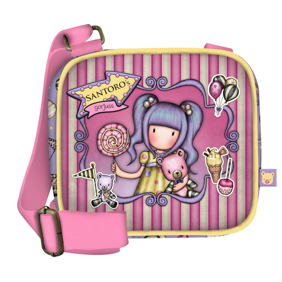 Sac à Bandoulière Gorjuss First prize Lila (16.5 x 15 x 6.5 cm)