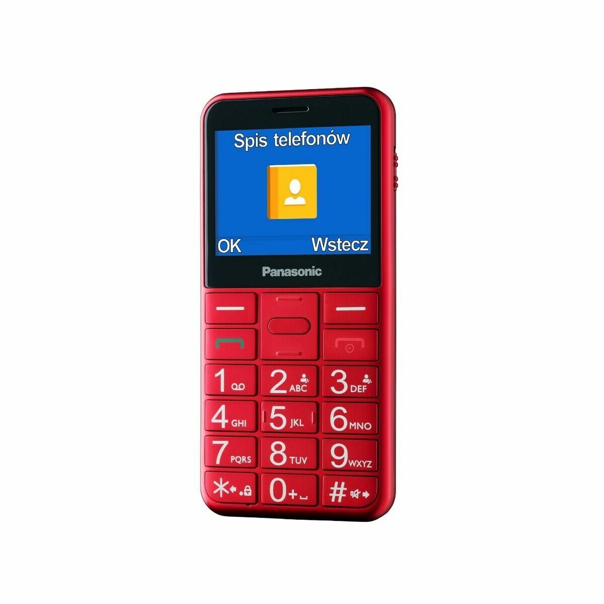 Téléphone portable pour personnes âgées Panasonic KX-TU155EXRN 2,4"