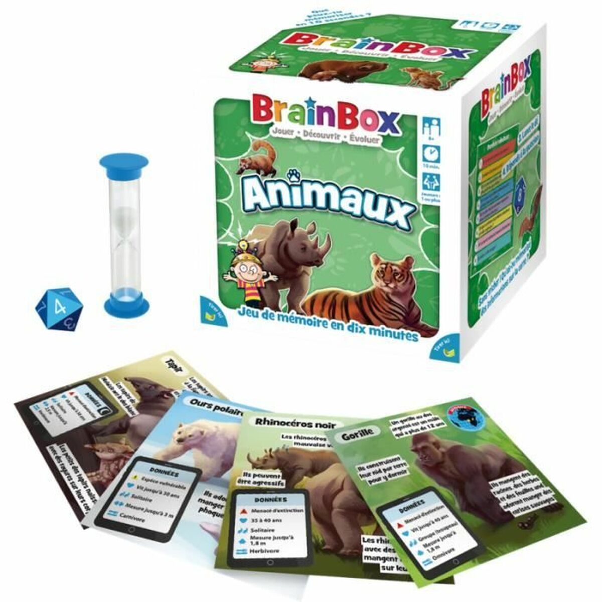 Jouet Educatif Asmodee BrainBox - Animales