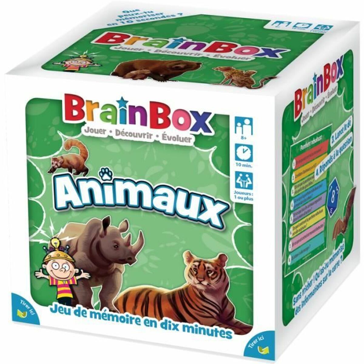 Jouet Educatif Asmodee BrainBox - Animales