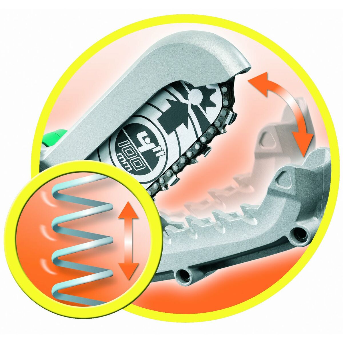 Scie à chaîne Black & Decker Alligator GK1000 550 W (15 cm)