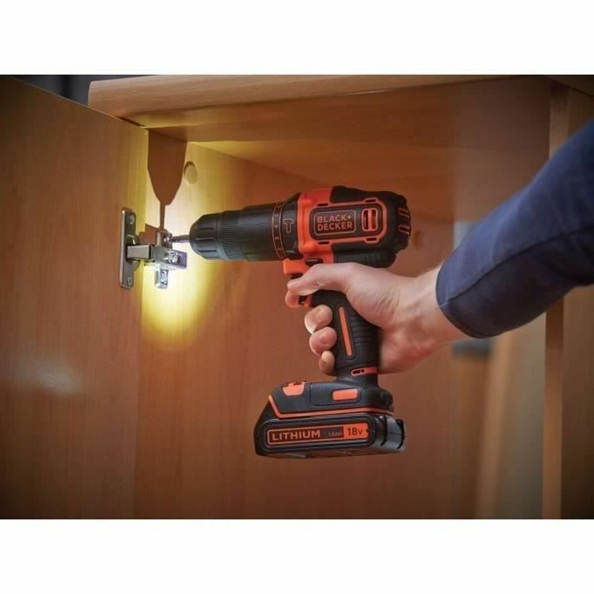 Tournevis électrique Black & Decker BDCHD18C2TA-QW 18V