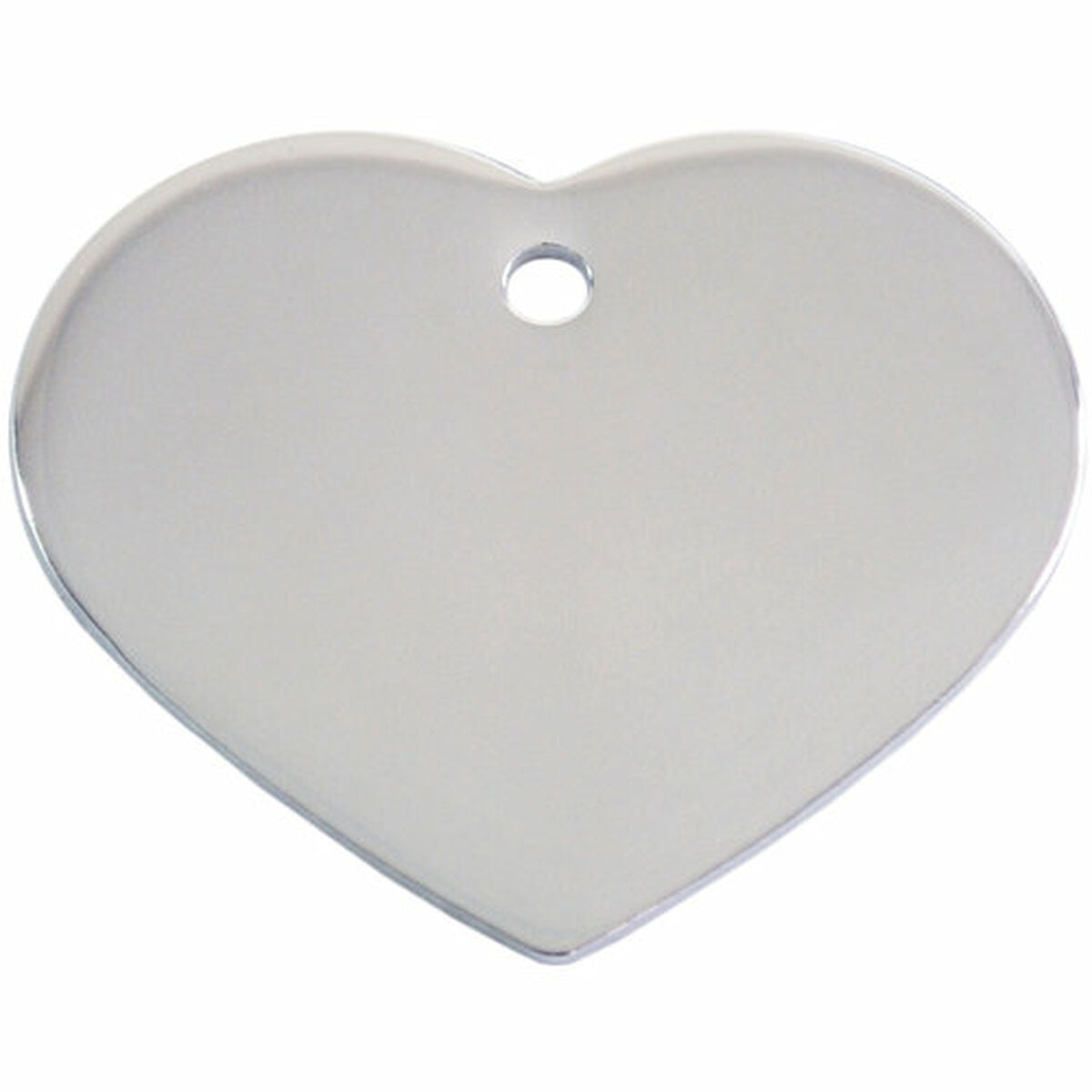 Plaque d'identification pour collier Imarc Heart Argenté
