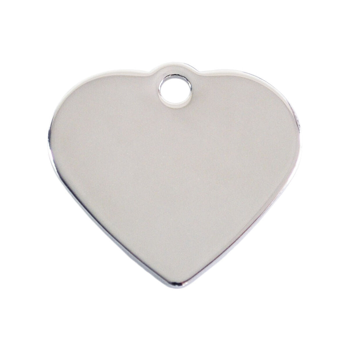 Plaque d'identification pour collier Imarc Heart Argenté