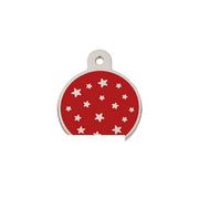 Plaque d'identification pour collier Imarc PetScribe Passion Rouge Argent