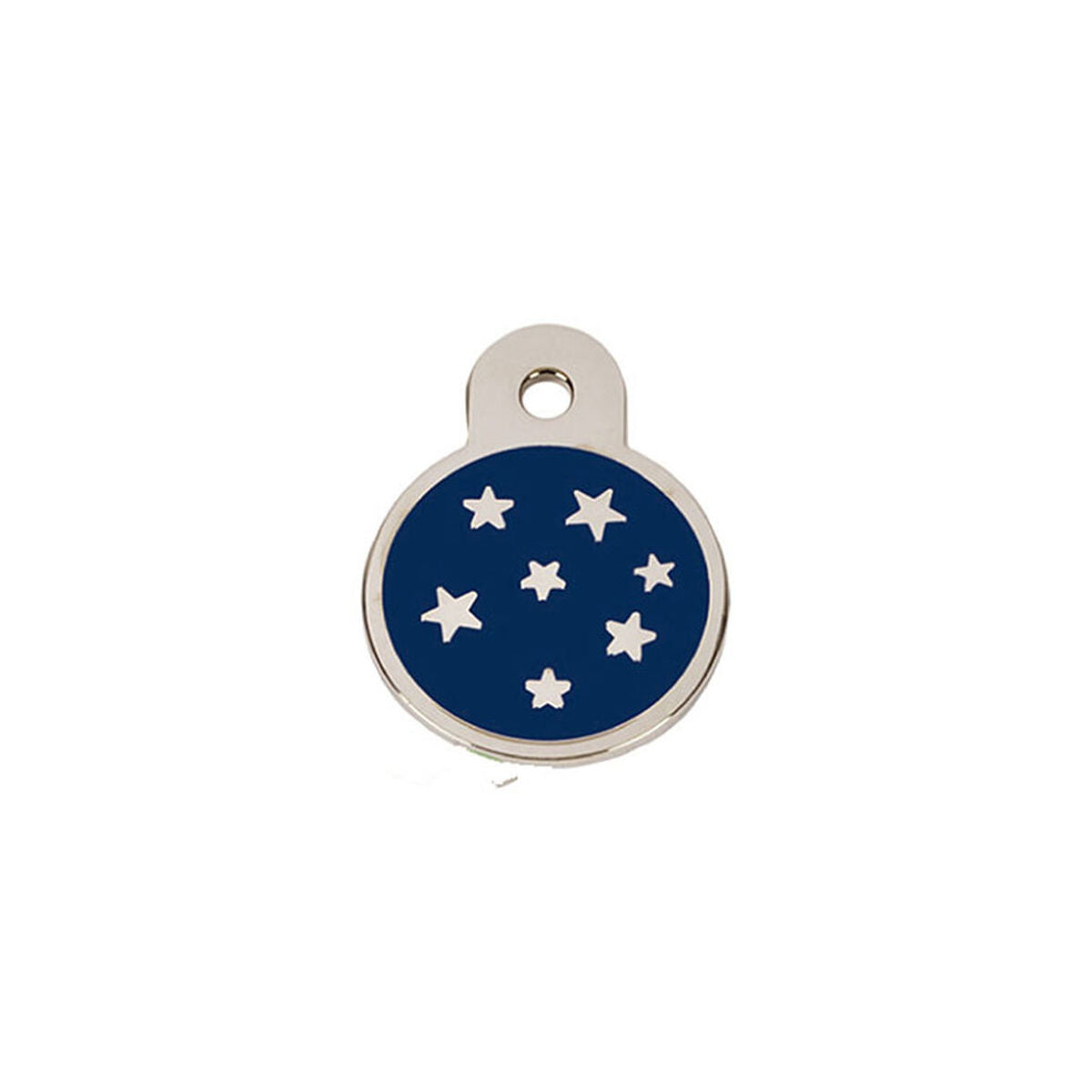 Plaque d'identification pour collier Imarc PetScribe Passion Bleu Argent