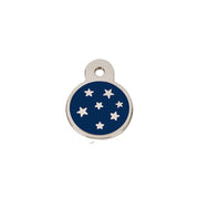 Plaque d'identification pour collier Imarc PetScribe Passion Bleu Argent