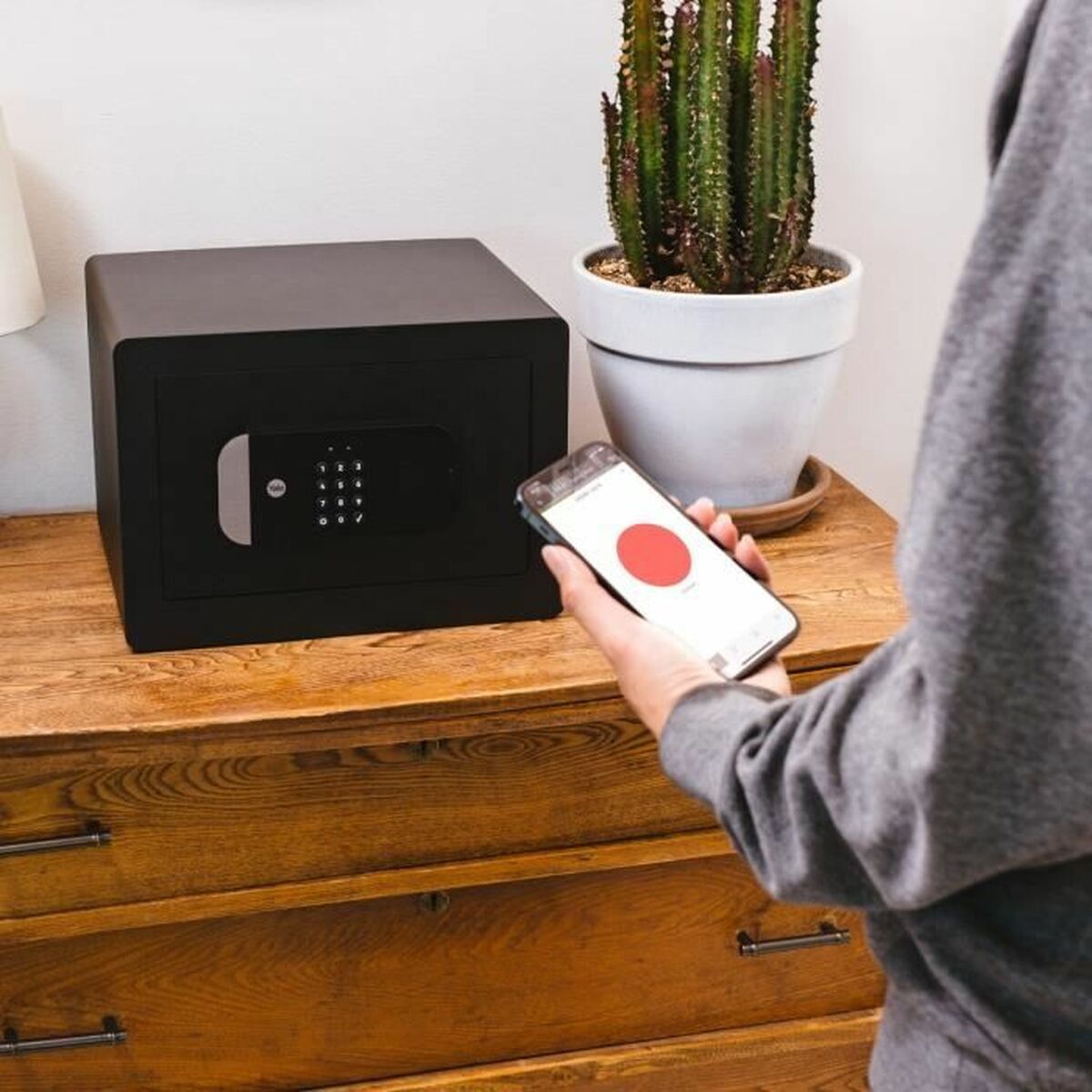 Coffre-fort avec Serrure Électronique Yale Noir