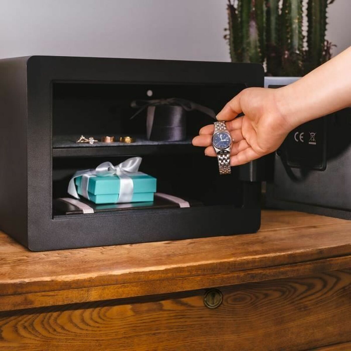 Coffre-fort avec Serrure Électronique Yale Noir