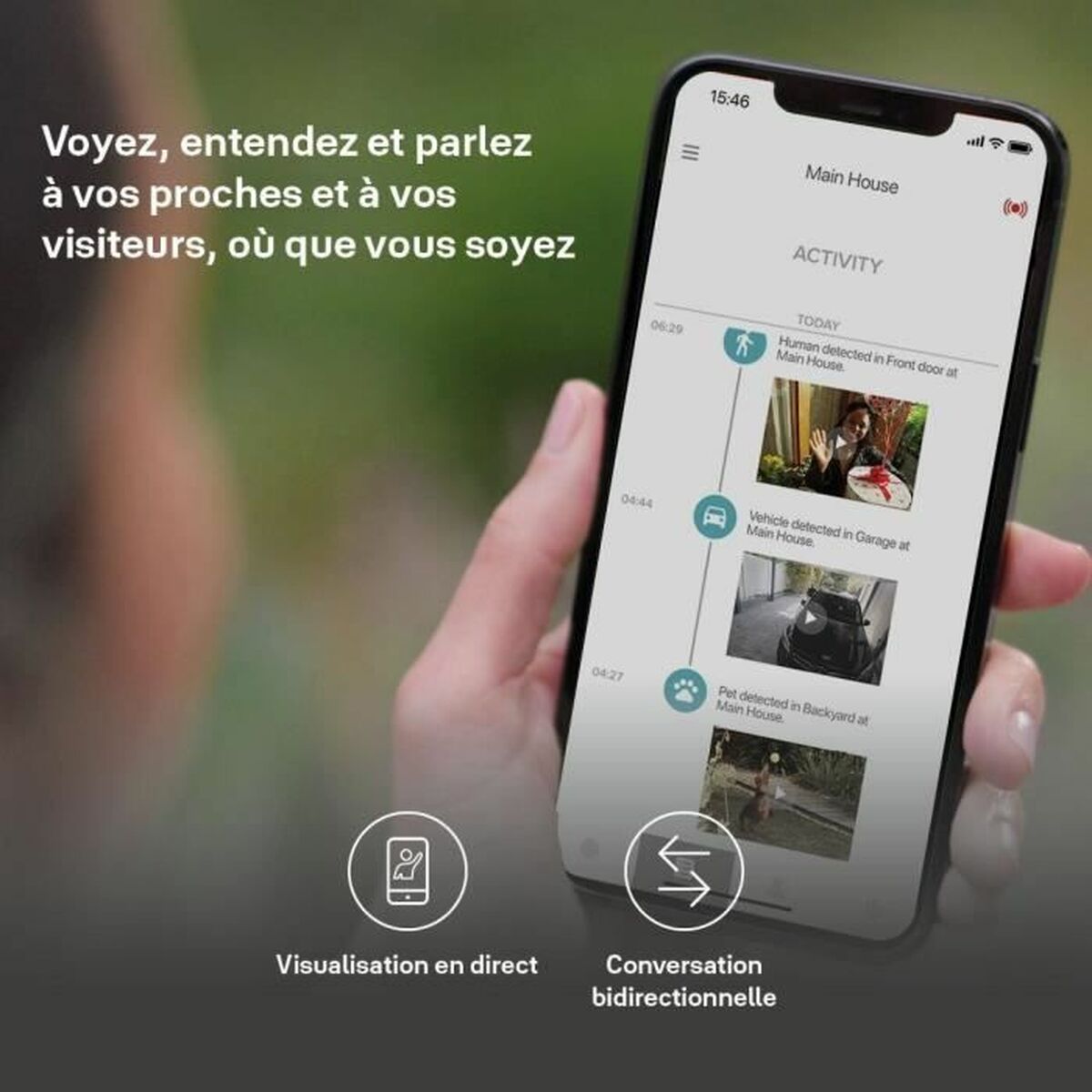 Caméra IP Extérieure Yale SV-OC-1A-W 1080 p