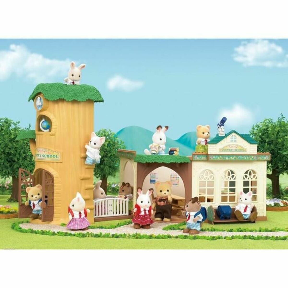 Playset Sylvanian Families School of the Forest 35 Pièces