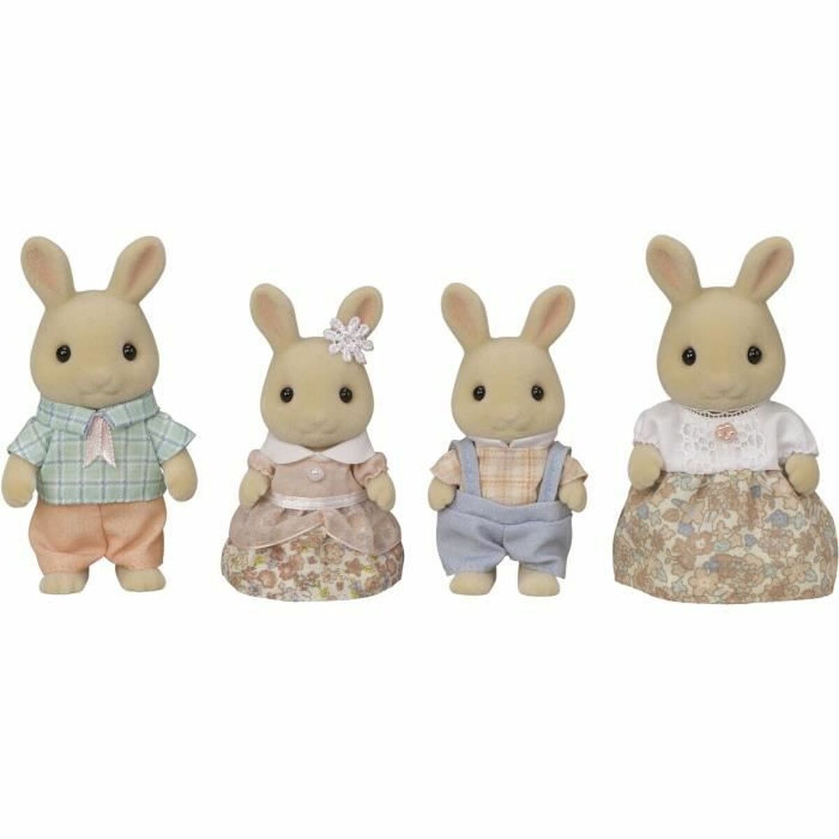 Ensemble de poupées Sylvanian Families 5706 Lapin Famille 4 Pièces