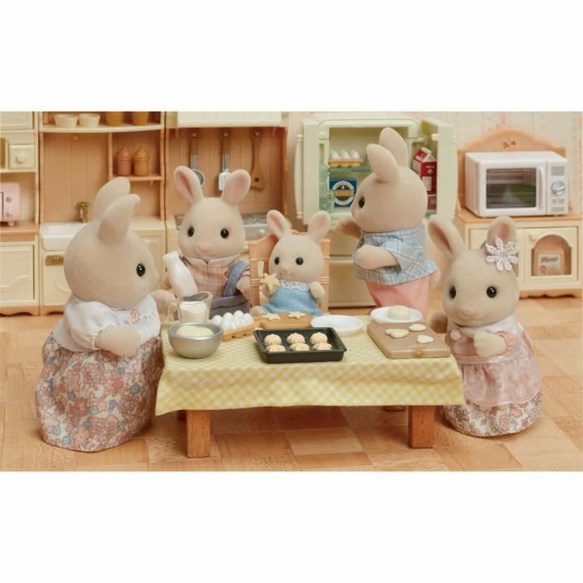Ensemble de poupées Sylvanian Families 5706 Lapin Famille 4 Pièces