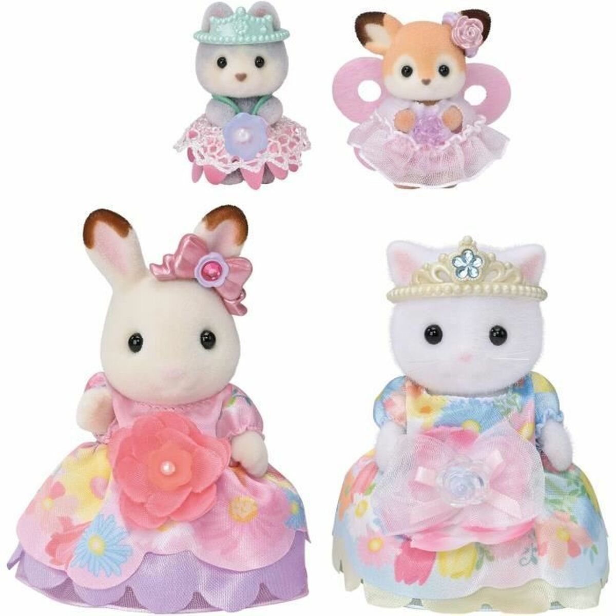 Personnage articulé Sylvanian Families Princesas con vestidos de flores Princesse