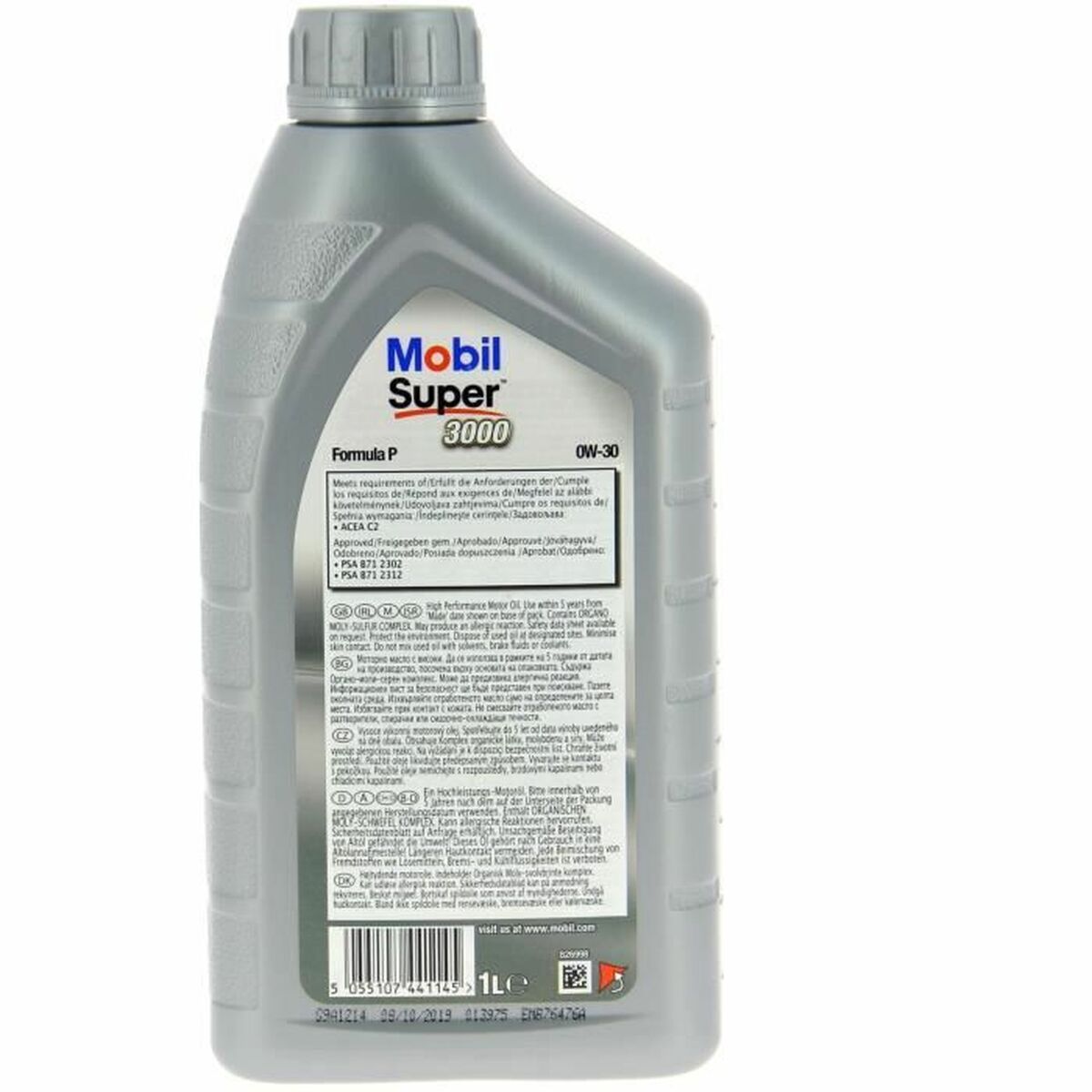 Huile de moteur pour voiture Mobil S3000 - 0W30 Formula-P 1 L