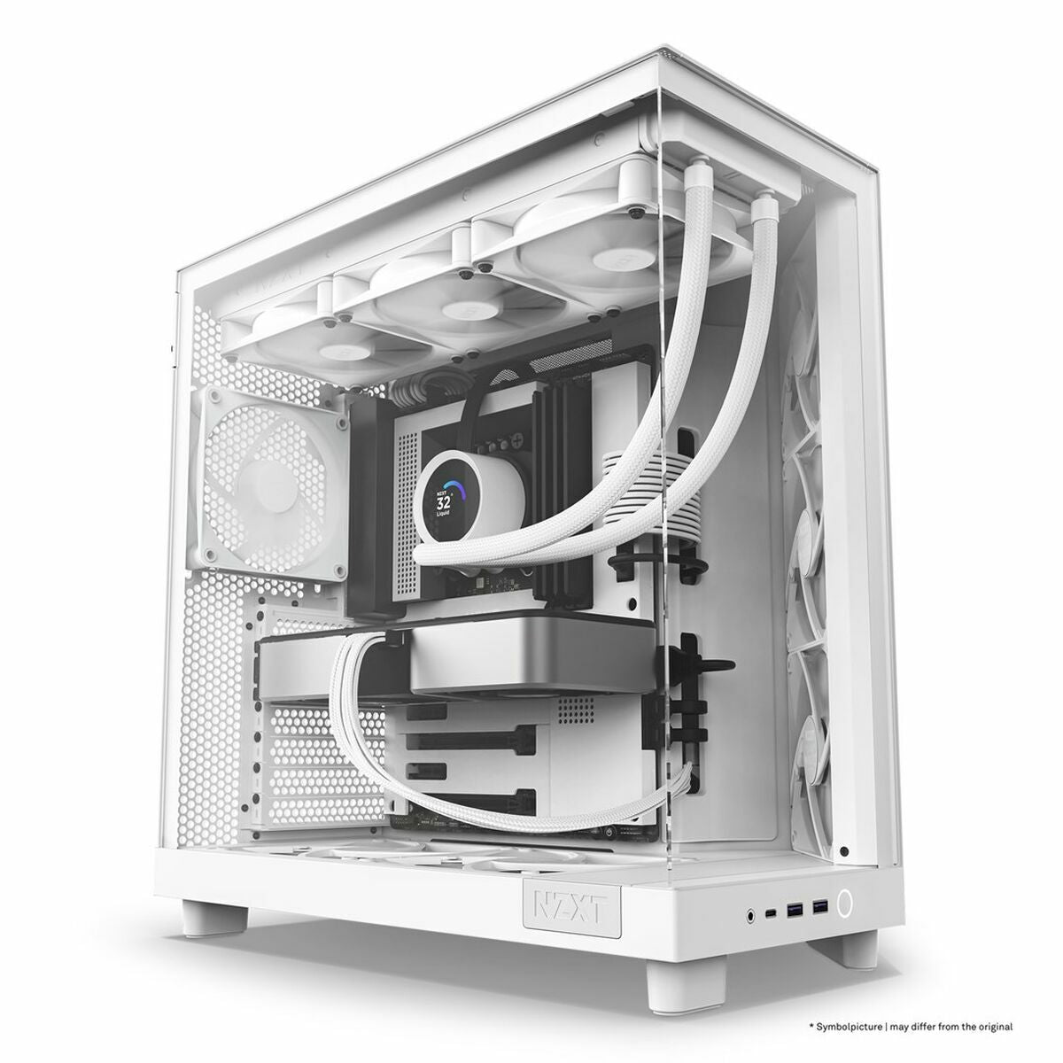 Boîtier ATX semi-tour NZXT CC-H61FW-01 Blanc