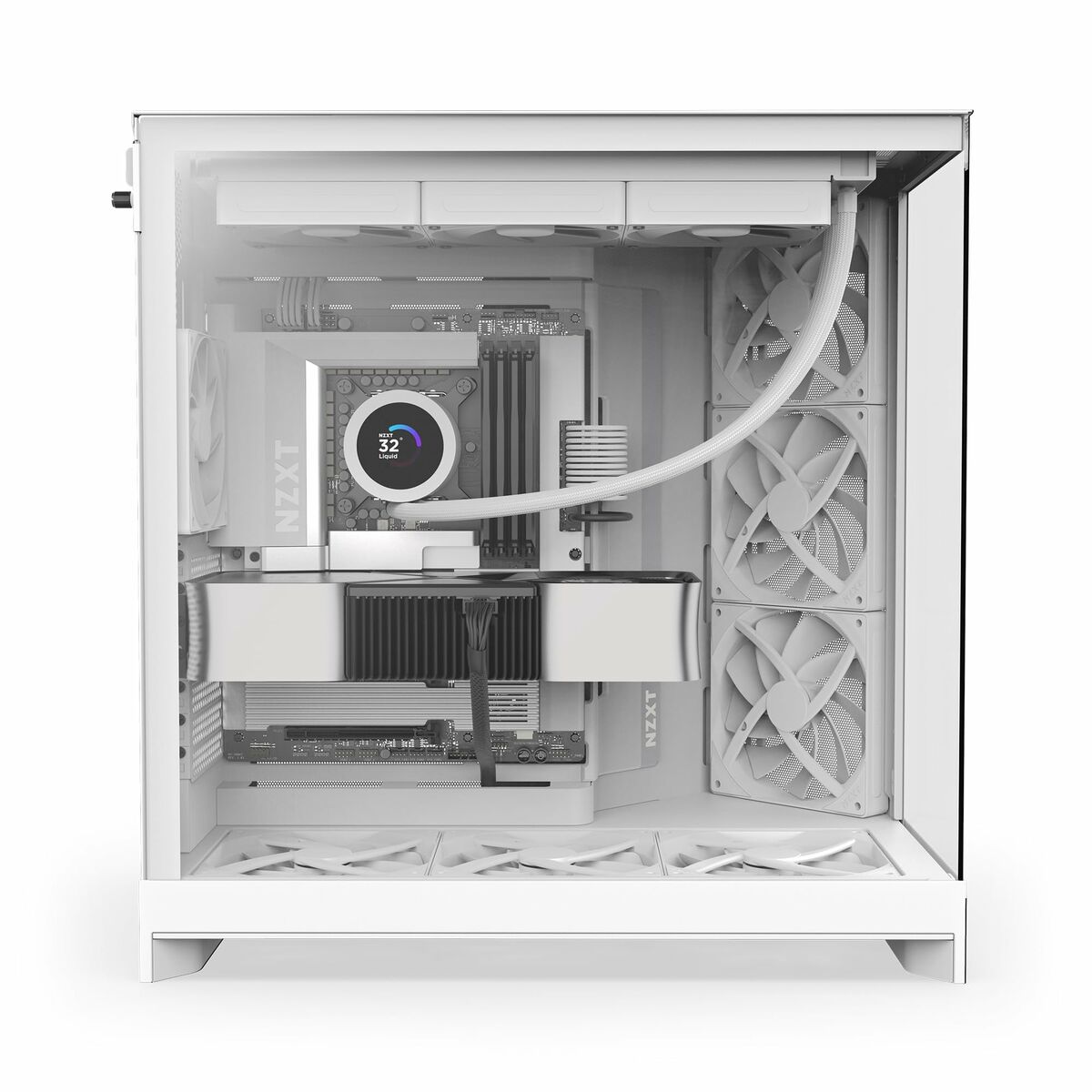 Boîtier ATX semi-tour NZXT CM-H92FW-01 Blanc
