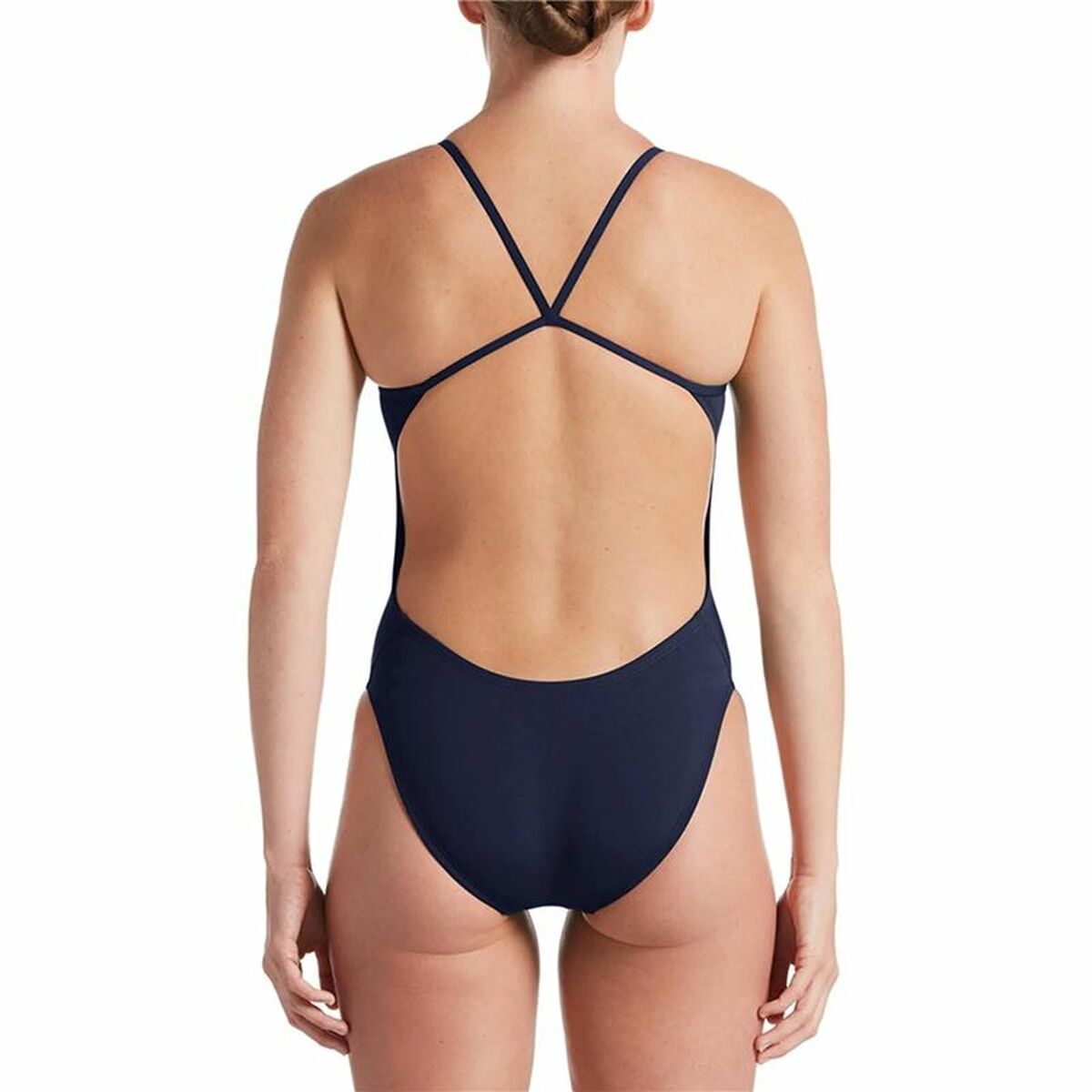 Maillot de bain femme Nike Hydrastrong Solid Blue marine