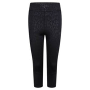 Leggings de Sport pour Femmes Dare 2b Shine Bright 3/4 Noir