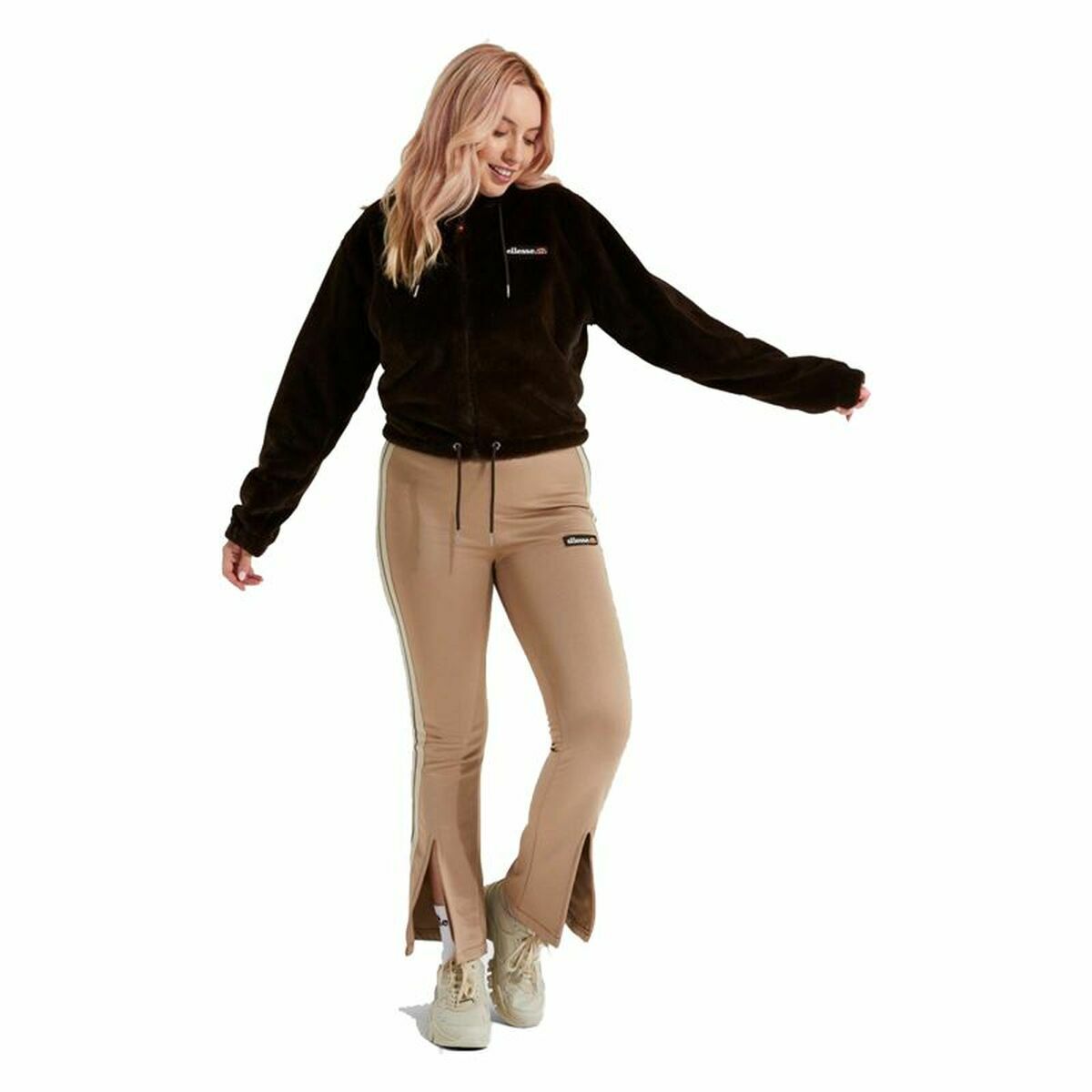 Veste pour Femme Ellesse Vecellio Marron Femme Unisexe