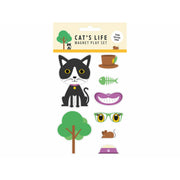 Aimants Magnet & Steel Multicouleur Chat 8 Pièces