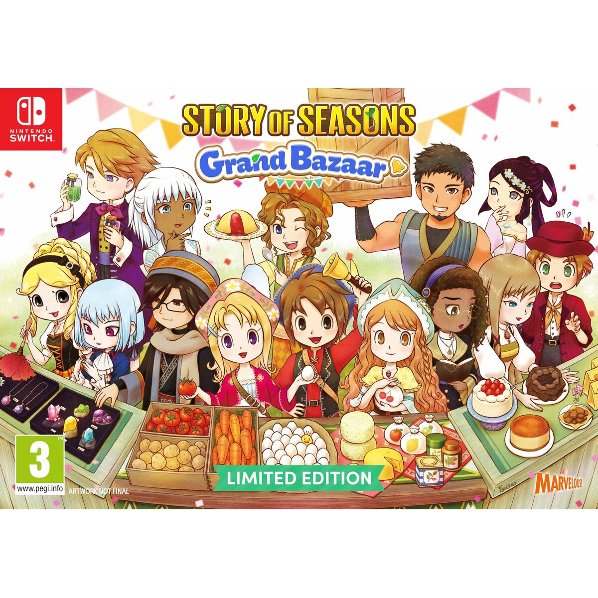 Jeu vidéo pour Switch Just For Games Story of Seasons Grand Bazaar : Limited Edition