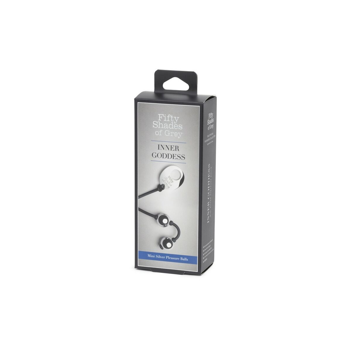 Boules d'Orgasme Fifty Shades of Grey Goddess Mini Noir Argenté