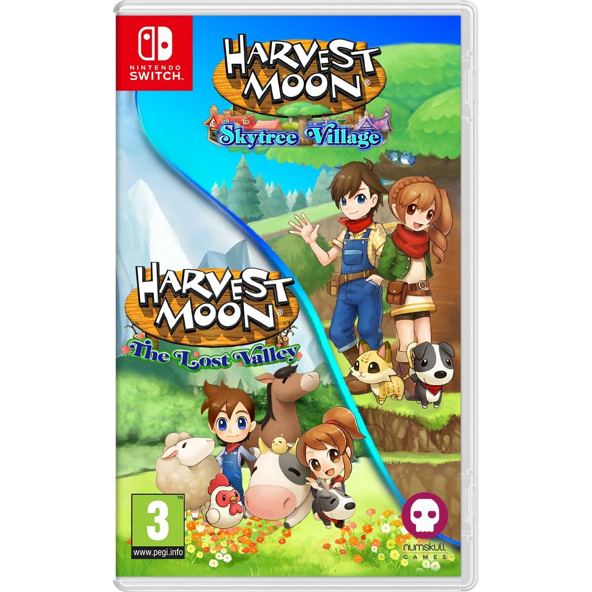 Jeu vidéo pour Switch Just For Games Harvest Moon The Lost Valley & Skytree Village