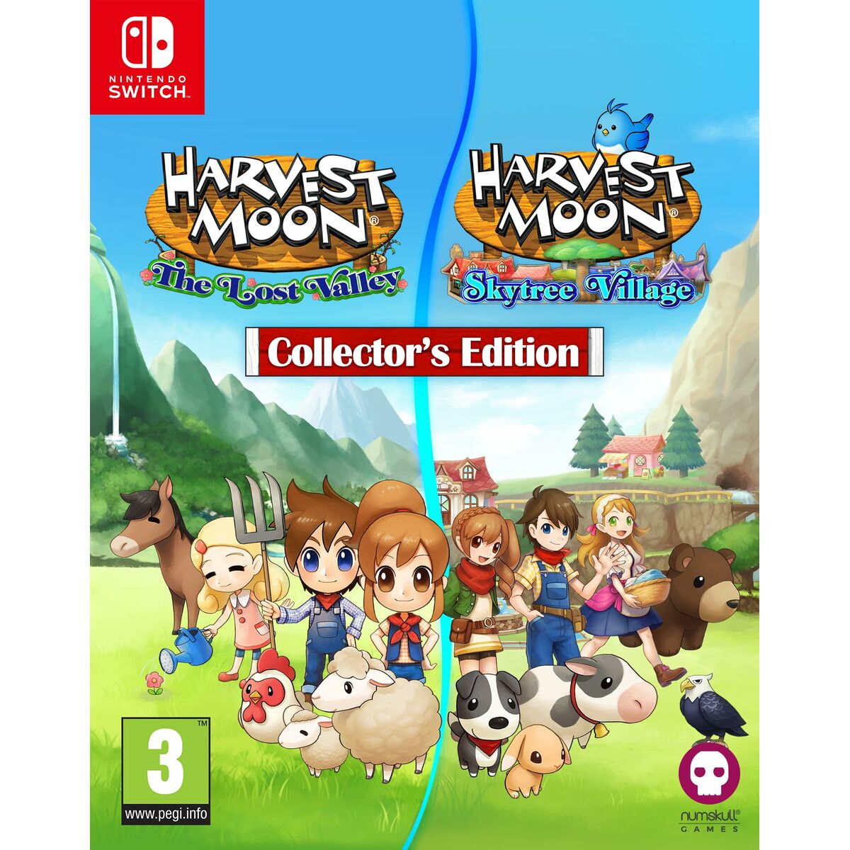 Jeu vidéo pour Switch Just For Games Harvest Moon: The Lost Valley & Skytree Village Collector'S