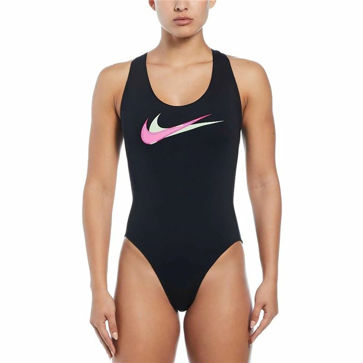 Maillot de bain femme Nike Multi Logo Noir