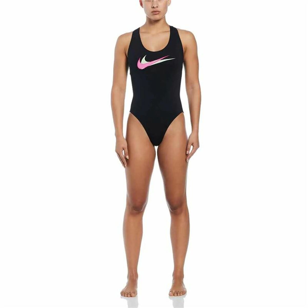 Maillot de bain femme Nike Multi Logo Noir