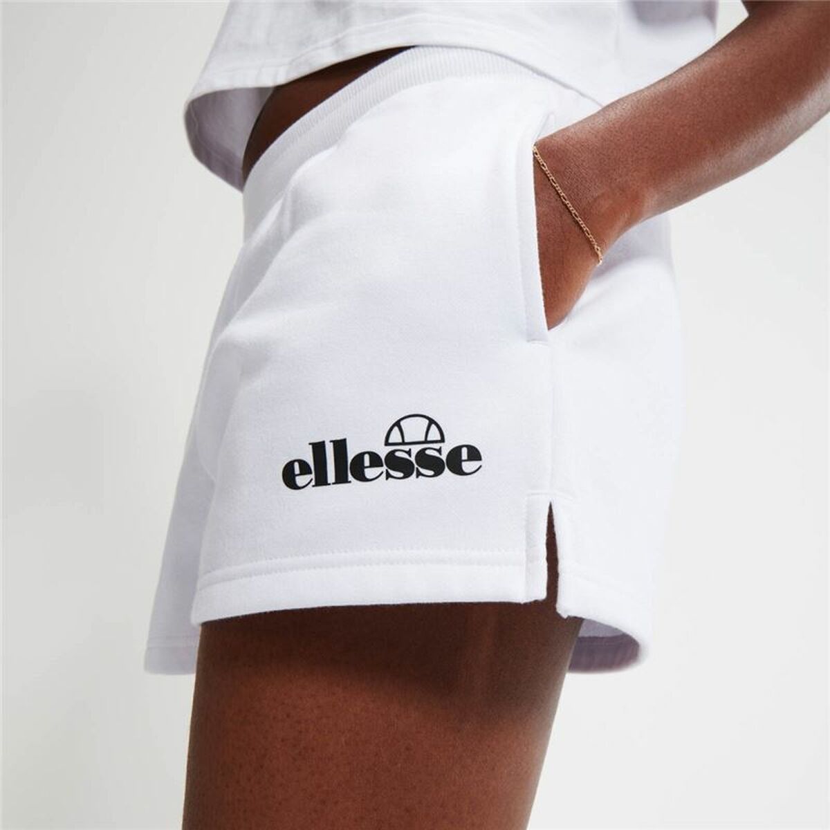 Short de Sport pour Femme Ellesse Kyrana Loopback Blanc