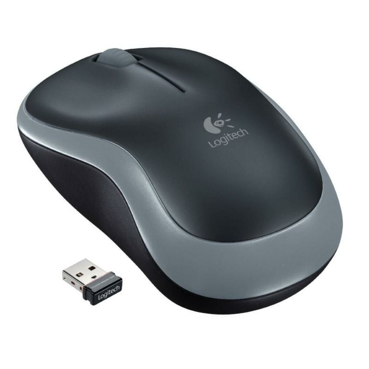 Souris sans-fil Logitech LGT-M185G Noir Gris 1000 dpi