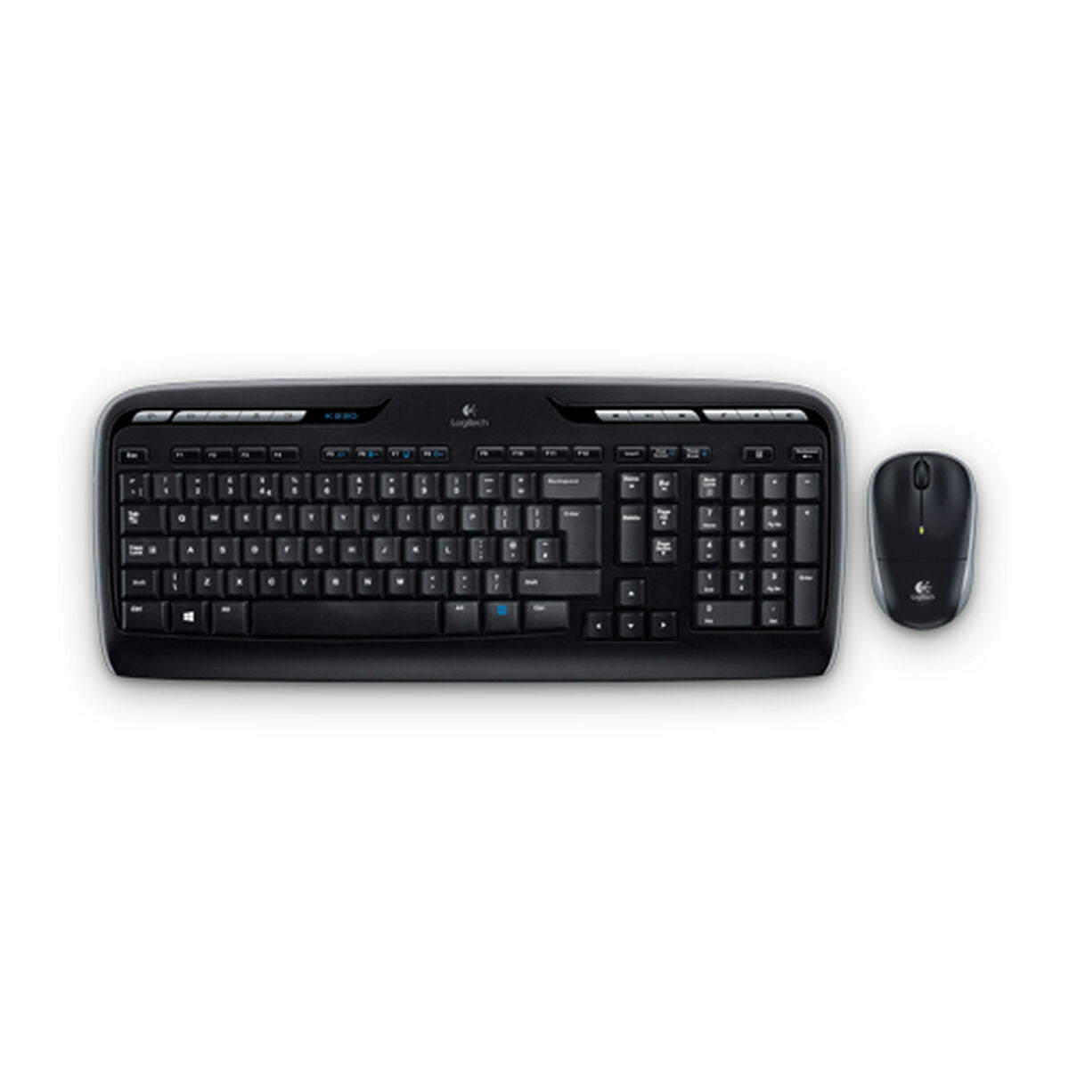 clavier et souris Logitech MK330 Noir Espagnol Qwerty