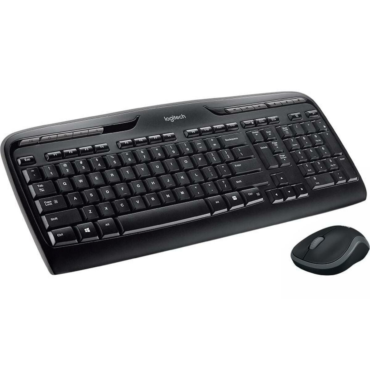 clavier et souris Logitech MK330 Noir Espagnol Qwerty
