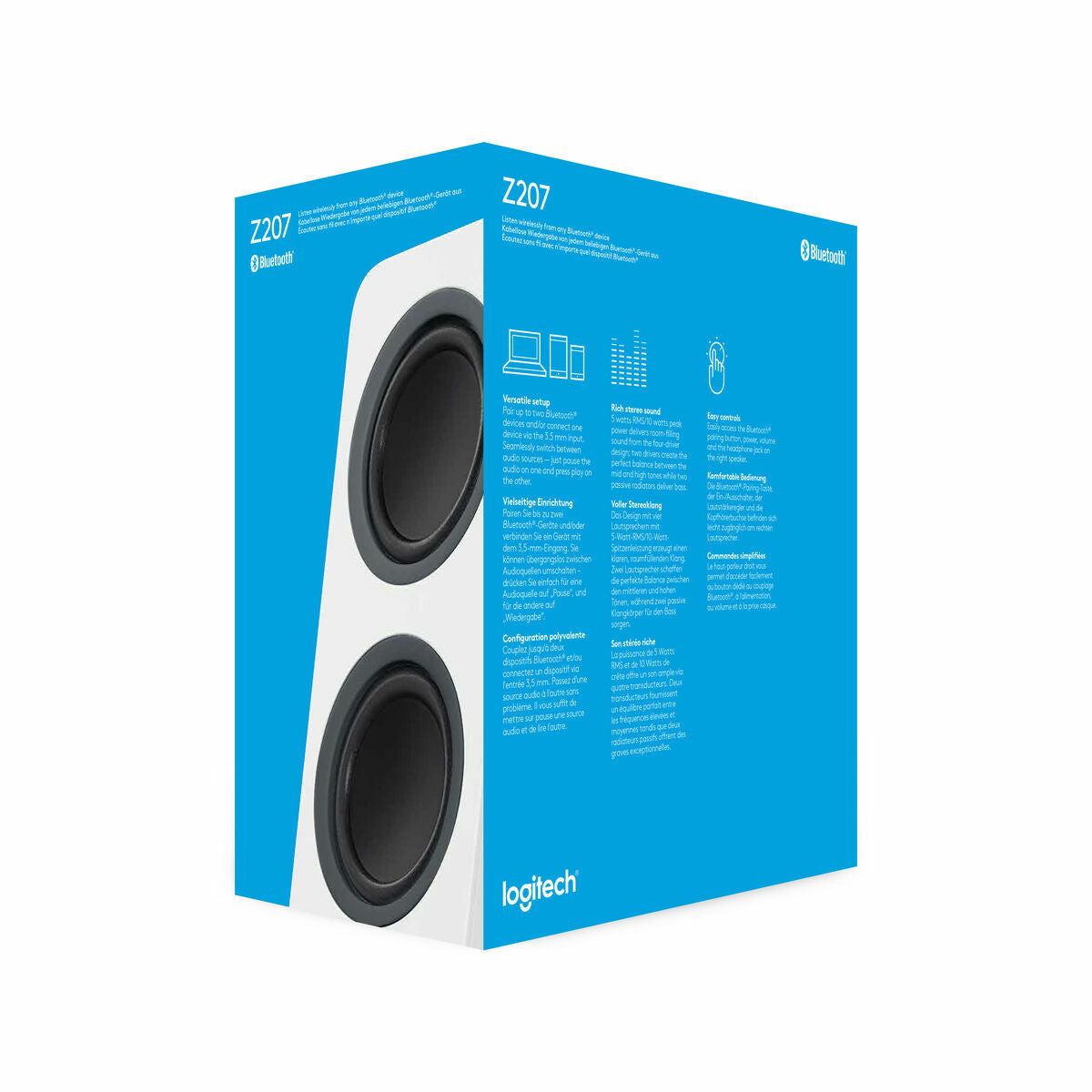 Haut-parleurs bluetooth Logitech 980-001292 5 W Blanc