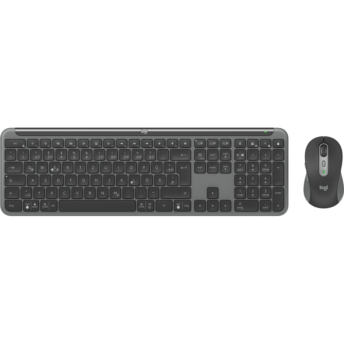 clavier et souris Logitech 920-012504 Graphite Allemand QWERTZ